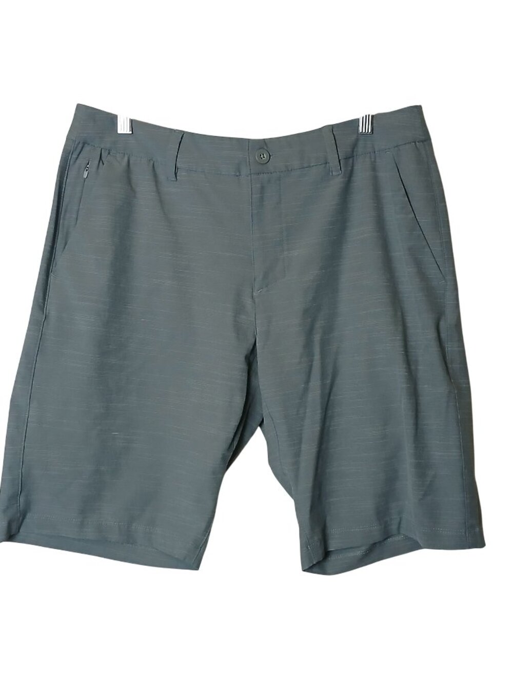 Hang Ten Mens 34 Gray Casual Shorts Polyester Stretch Blend Relaxed Fit #I-10